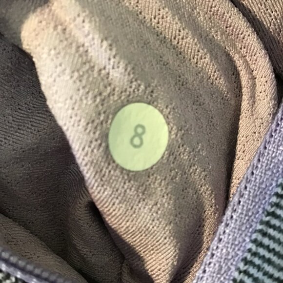 Lululemon Stride Jacket Brushed Lilac Heathered Coal Wee Stripe/Lilac Size 8 - Picture 12 of 13